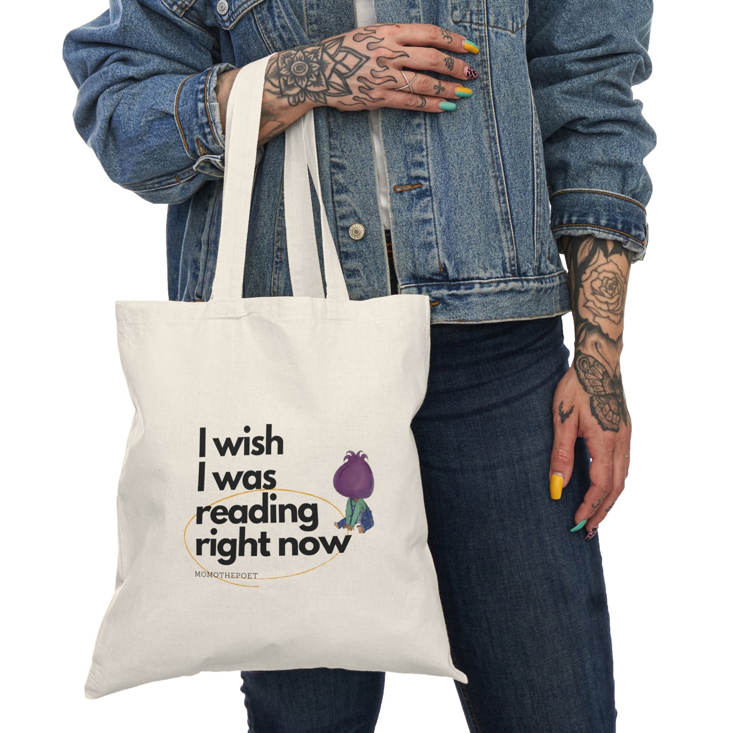 I Wish I Was Reading Tote Bag