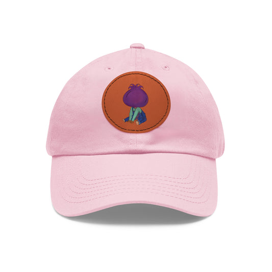 Onion Child Hat with Leather Patch (Round)