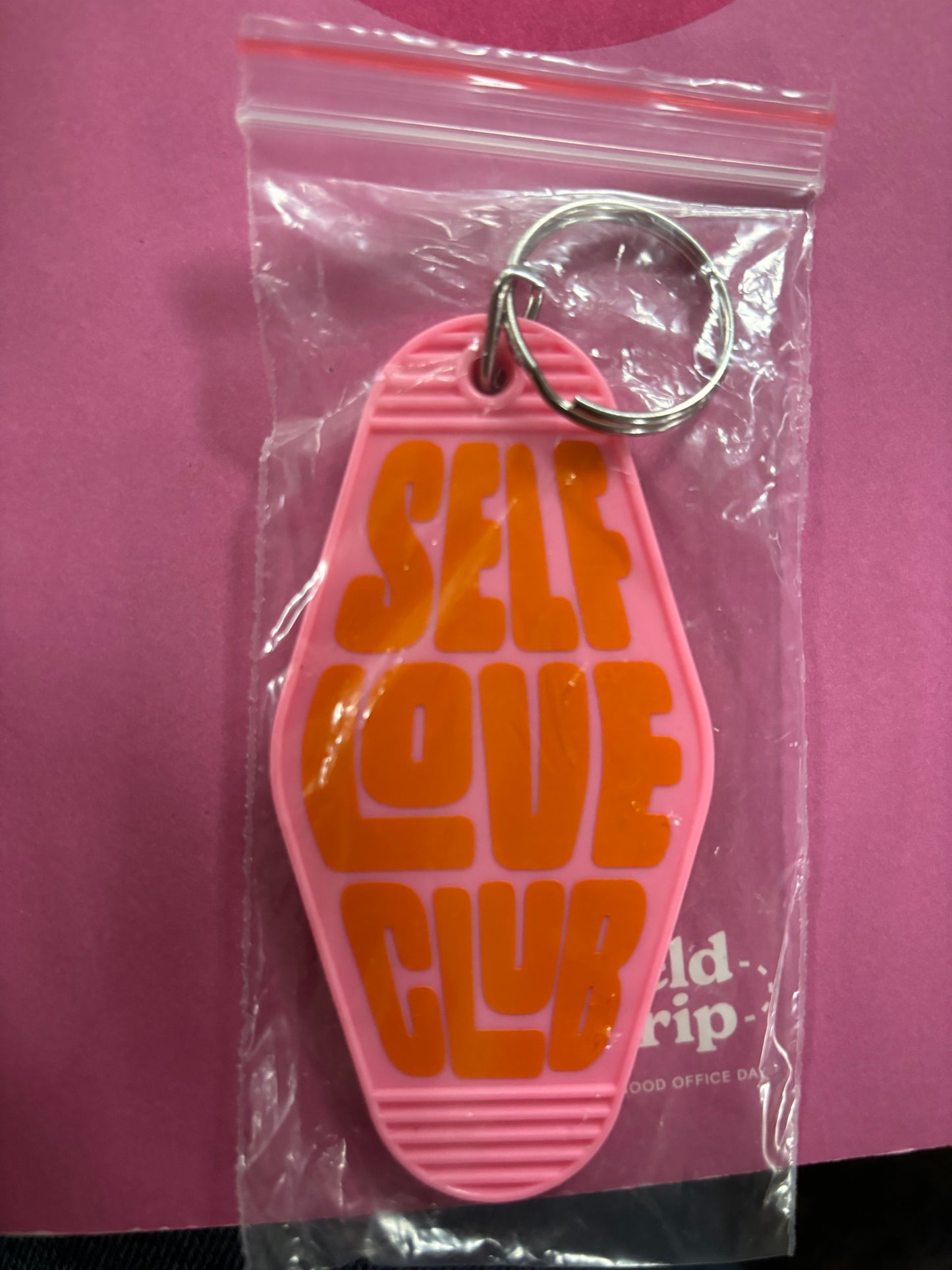 Self Love Club Motel Keychain