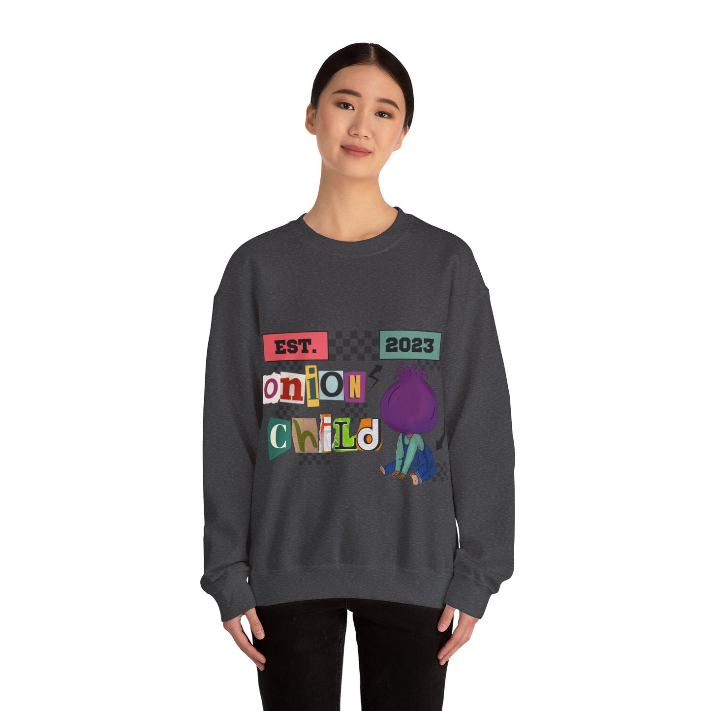 Onion Child Unisex Heavy Blend™ Crewneck Sweatshirt