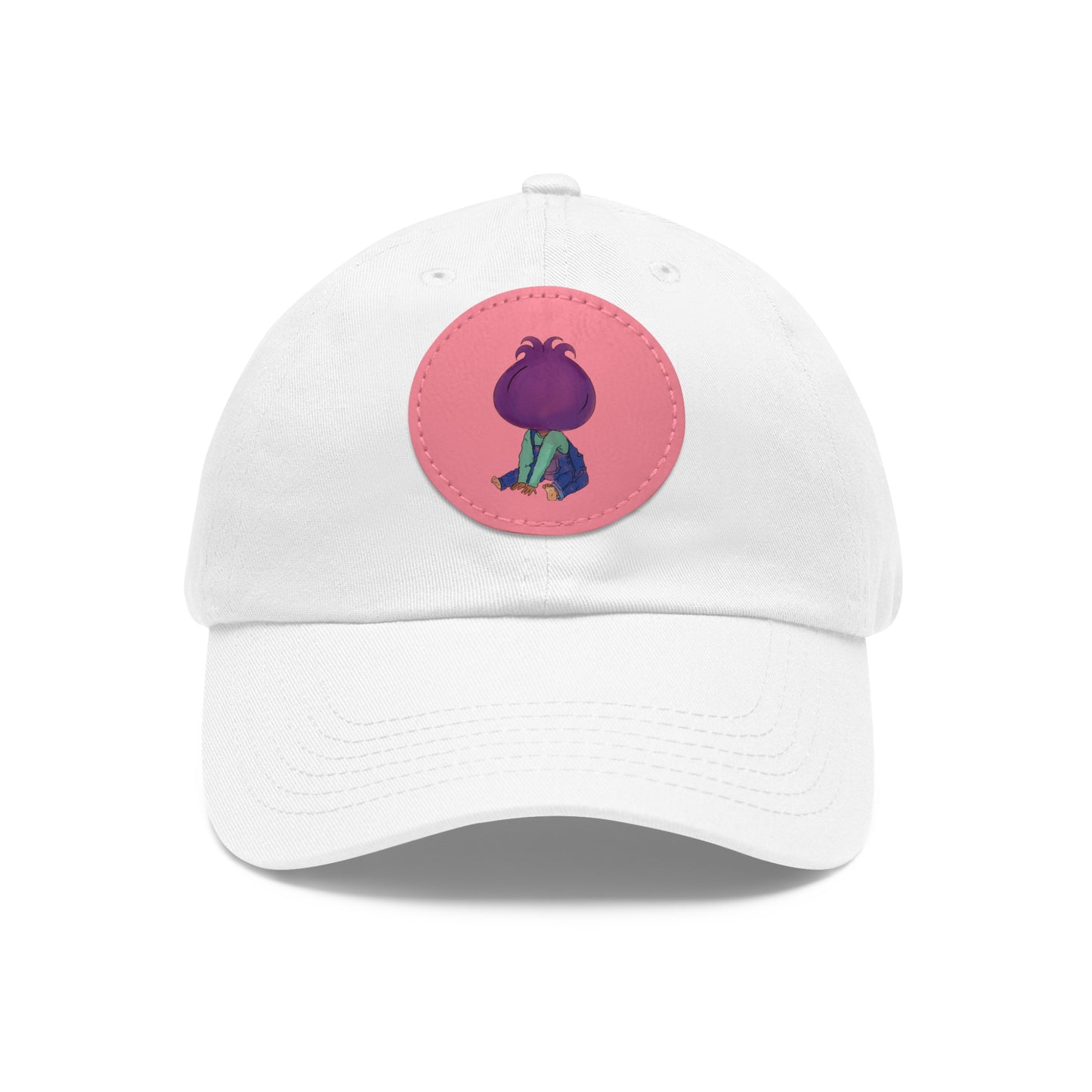 Onion Child Hat with Leather Patch (Round)