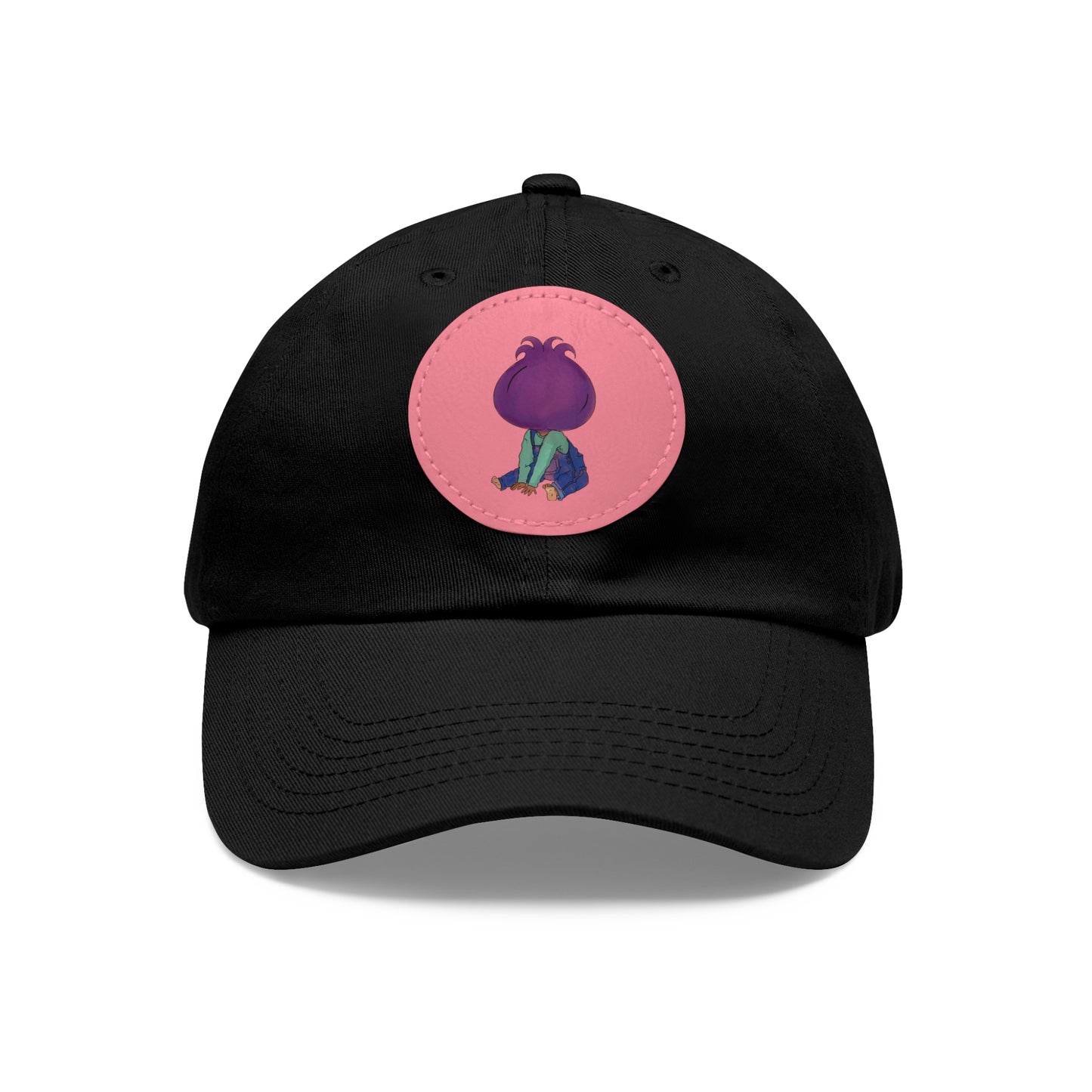 Onion Child Hat with Leather Patch (Round)